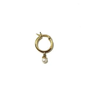 Mejuri Pearl Hoop Earring  *only one*